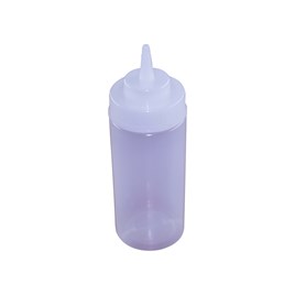Sauce Bottle Wide Mouth 480ml Clear