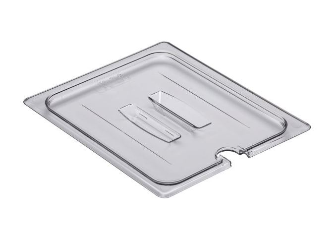 Lid Steam Pan 1/2 Notch Cambro Poly