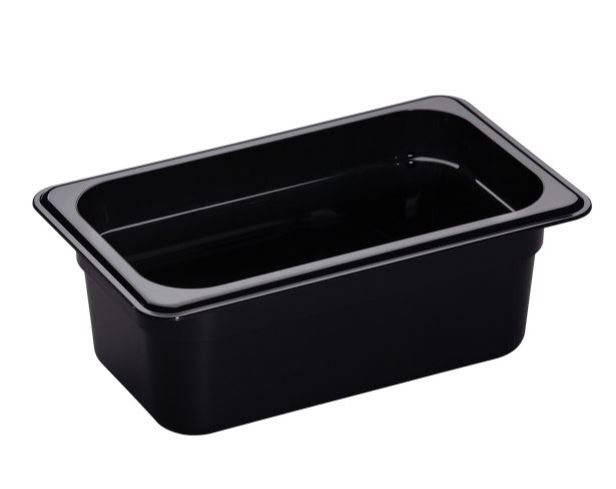 Steam Pan 1/4 X 100mm Cambro Black