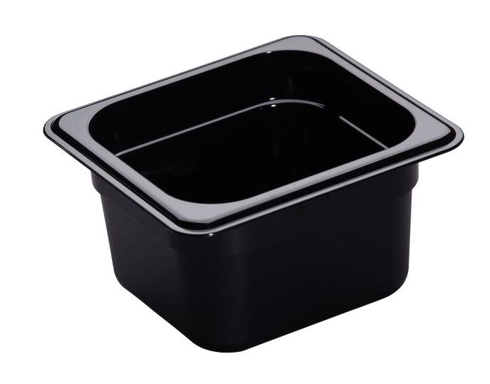 Steam Pan 1/6 X 100mm Cambro Black