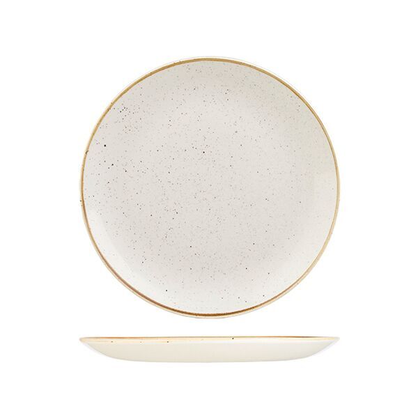 Plate Churchill White 260mm Round Coupe