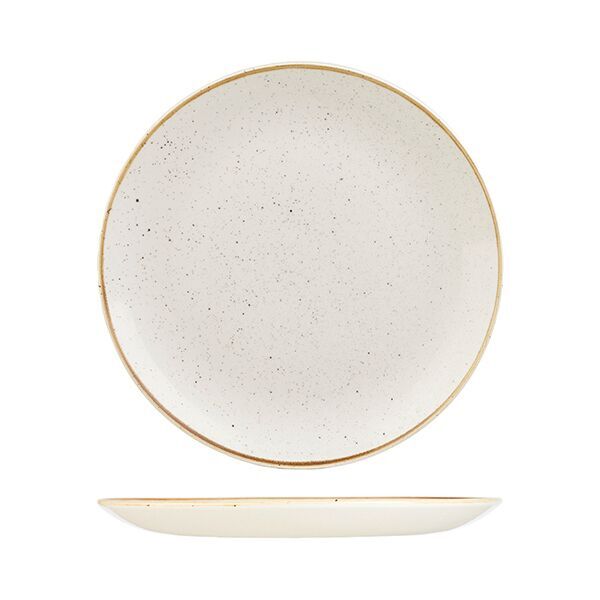 Plate Churchill White 288mm Round Coupe