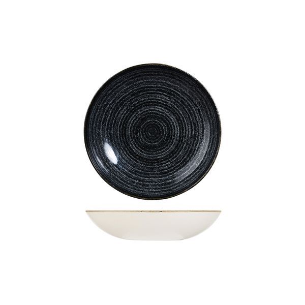 Bowl Churchill Charcoal Black 182mm