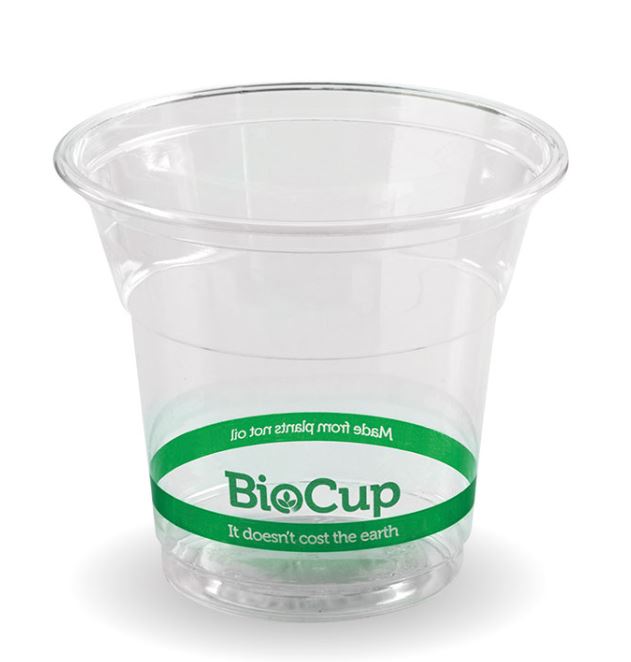 Cup Biopac  Branded 150ml Clear