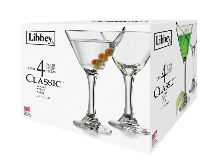 Glass Libbey Martini 274ml Cocktail Emba