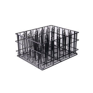 Glass Basket 14"X17" Black 30 Compartmen