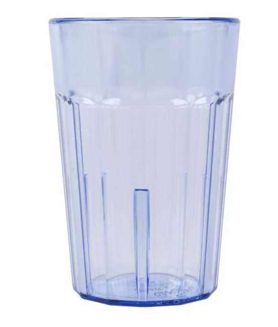 Glass Cambro Newport Tumbler 228ml Blue