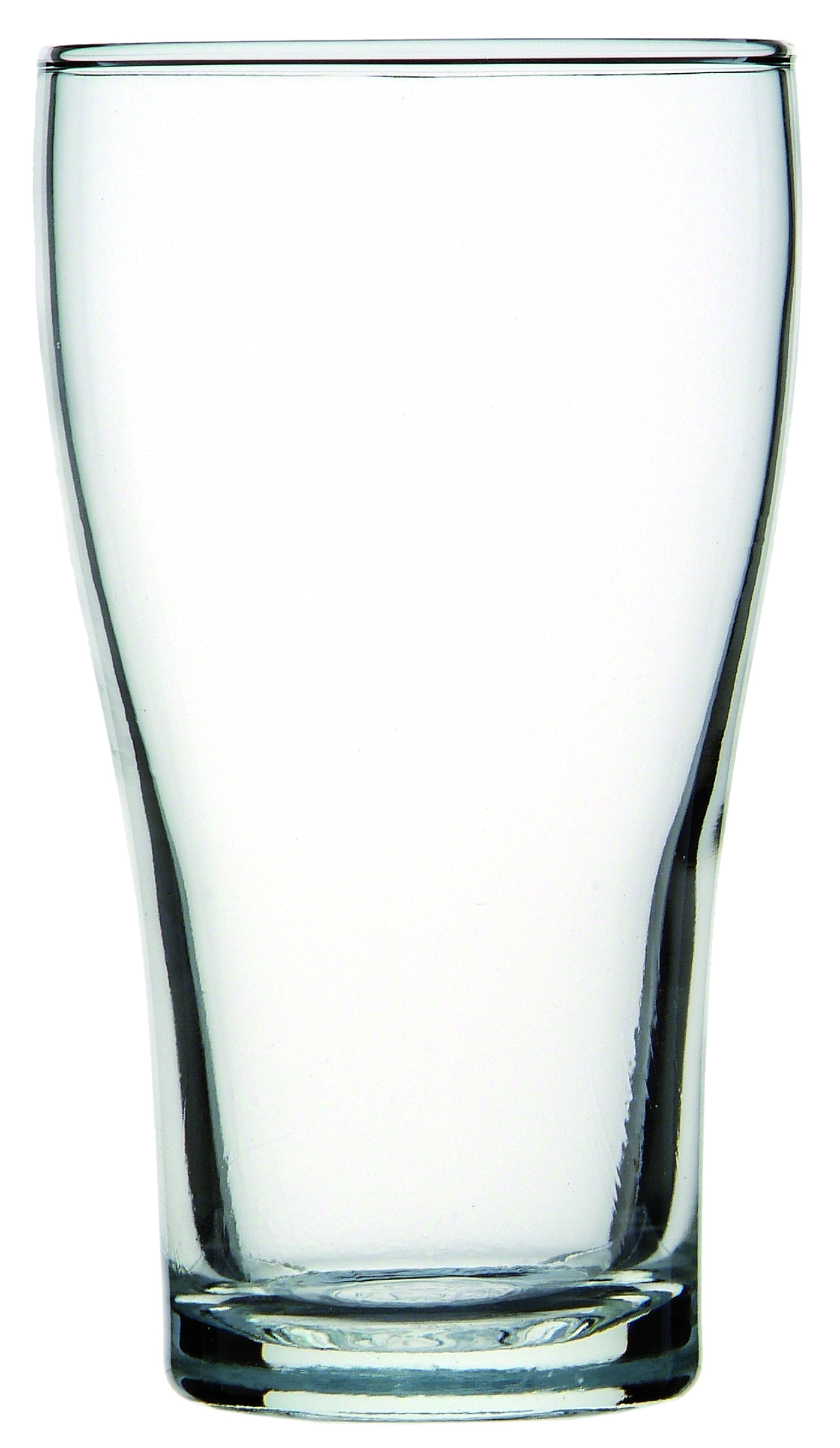 Glass Conical 425ml Embossed Schooner