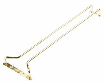 Glass Hanger Rack Brass 60cm