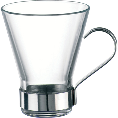 Glass Ypsilon 220 Ml Cappucino  W/Handle