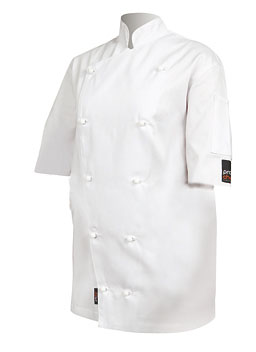 Jacket Prochef White Small S/Sleeve