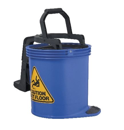 Mop Bucket 16l Blue Plas With Cast