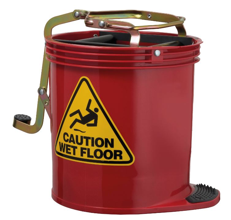 Mop Bucket Contractor Red Economy 15lt