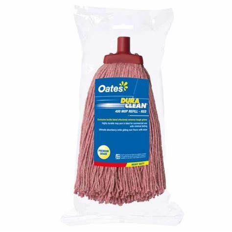 Mop Head 24oz Duraclean 400gm Red