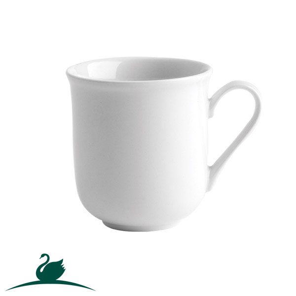 Mug Bistro Coffee White 260ml W/Lid