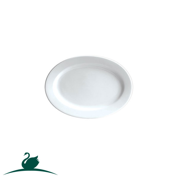 Plate Bistro Oval 210mm White