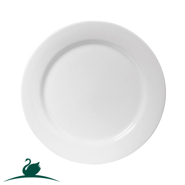 Plate Flinders Wide Rim 285mm White