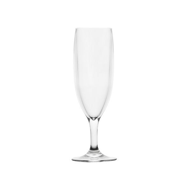 Glass Poly Bellini Flute 180ml/100fill