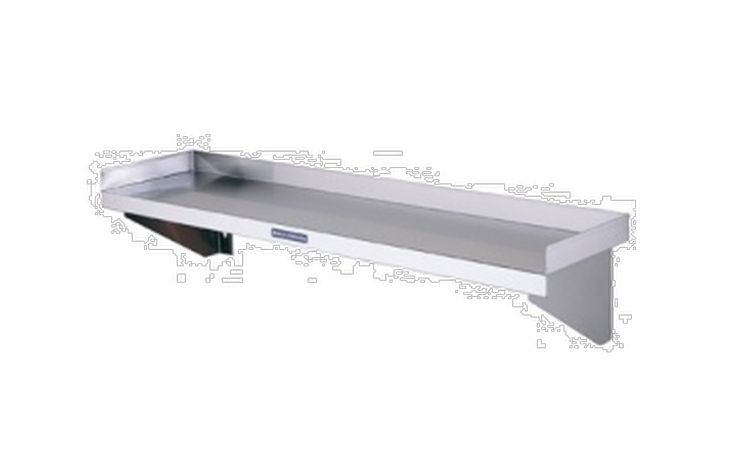 Shelf S/S Wall 1500x300x255 Solid