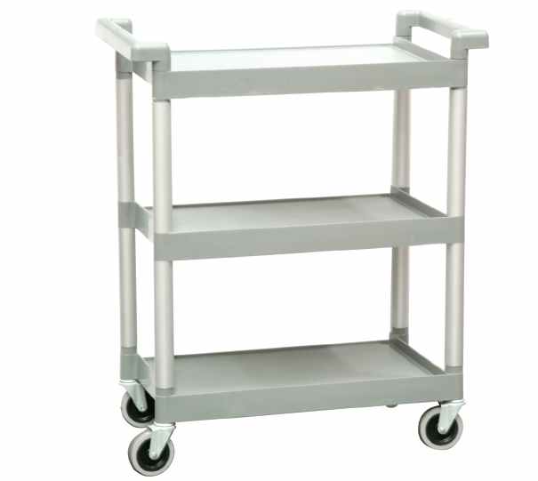 Trolley 3 Tier Grey Clearing 813x410x910